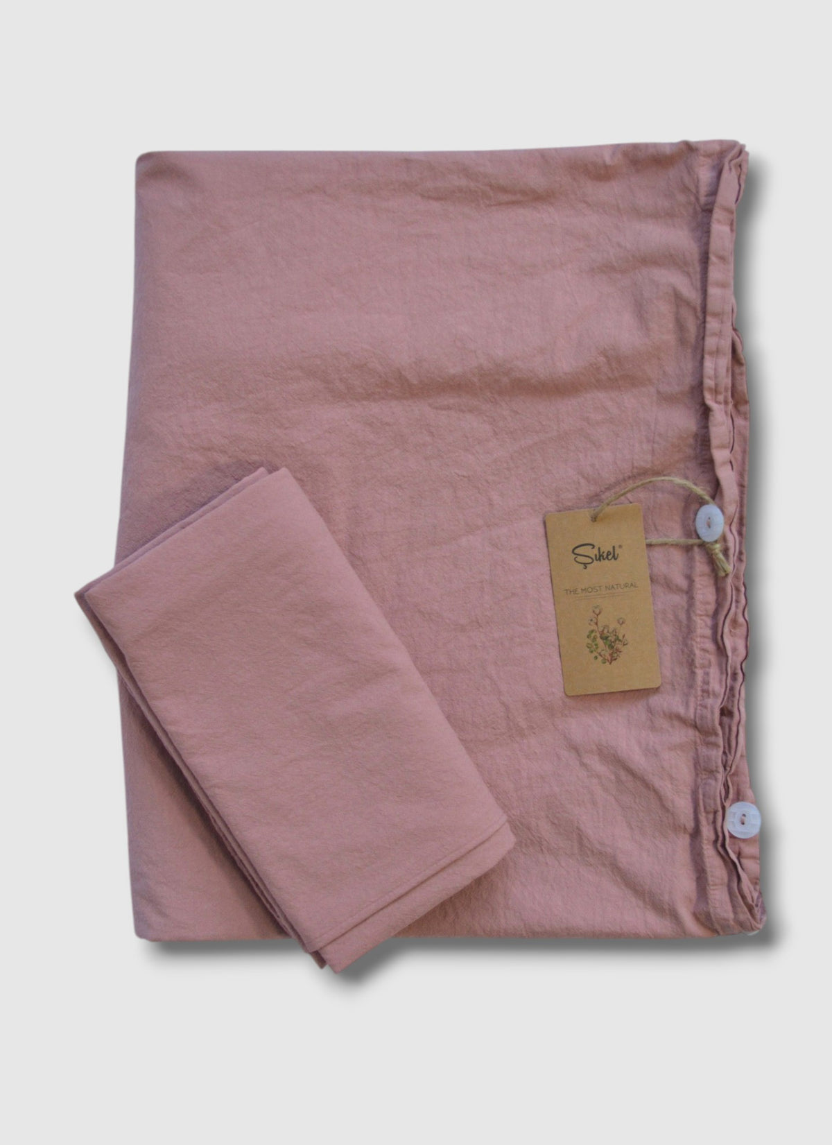 Постільна білизна Sikel Stonewashed Soho 200 х 220 см Rose