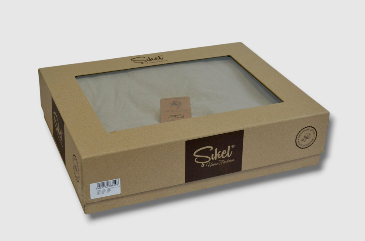 Постільна білизна Sikel Stonewashed Soho 200 х 220 см Toprak-Beji
