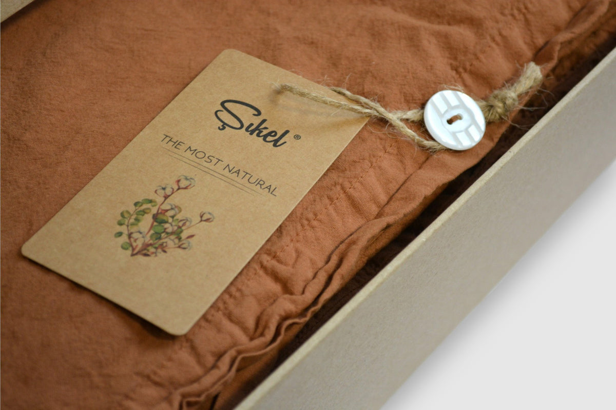 Постільна білизна Sikel Stonewashed Soho 200 х 220 см Tutun