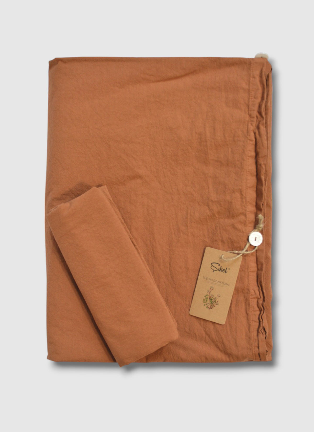 Постільна білизна Sikel Stonewashed Soho 200 х 220 см Tutun