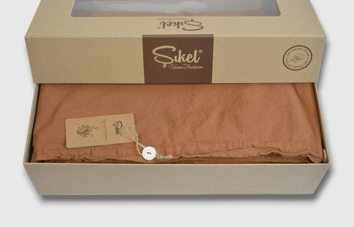 Постільна білизна Sikel Stonewashed Soho 200 х 220 см Tutun
