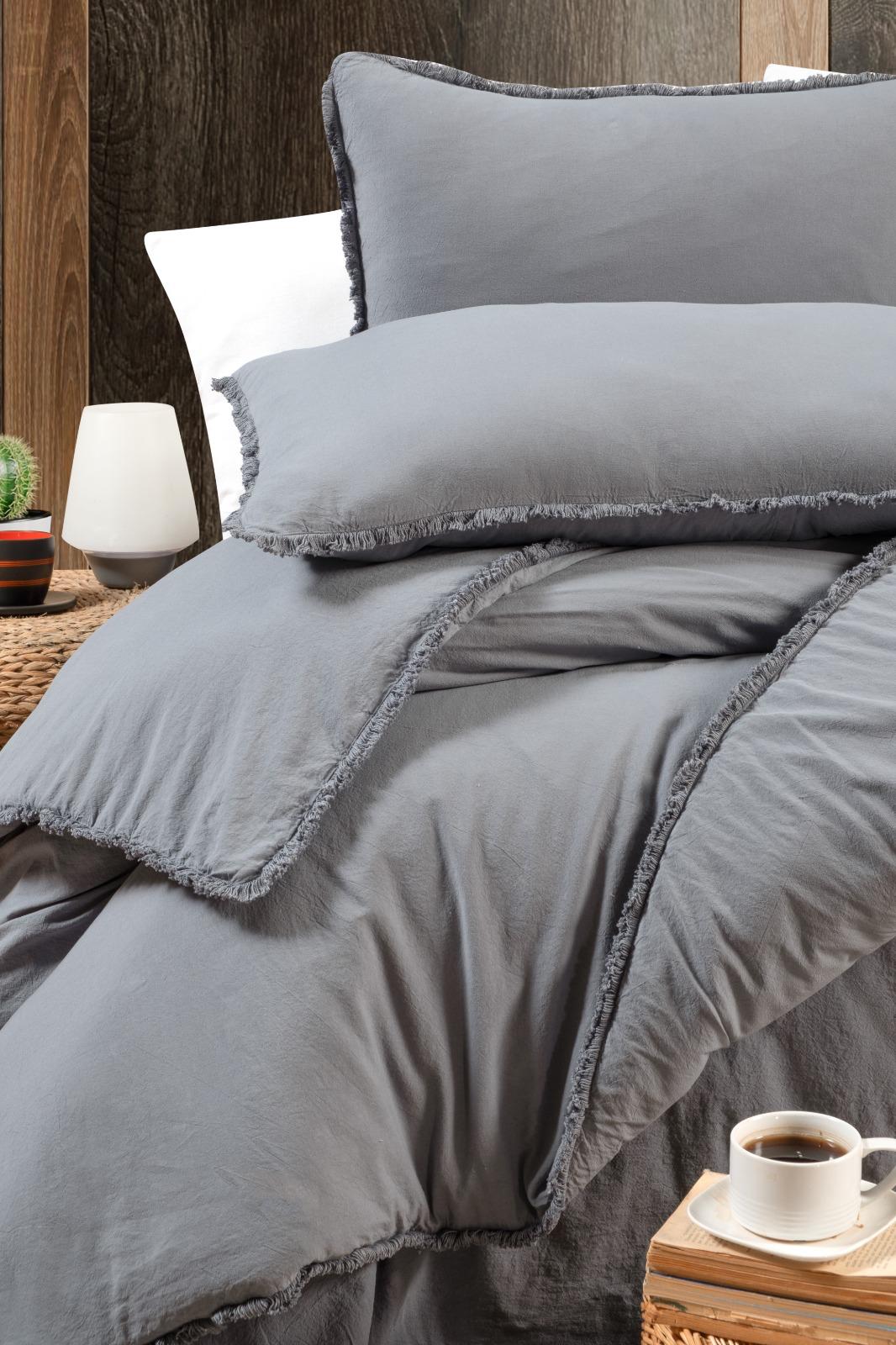 Постільна білизна Sikel Soho Exclusive Firfirli 200 х 220 см Gri