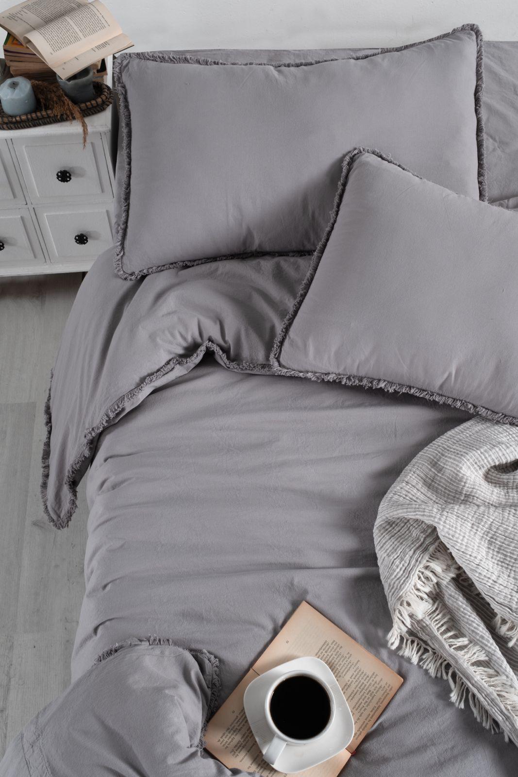 Постільна білизна Sikel Soho Exclusive Firfirli 200 х 220 см Gri