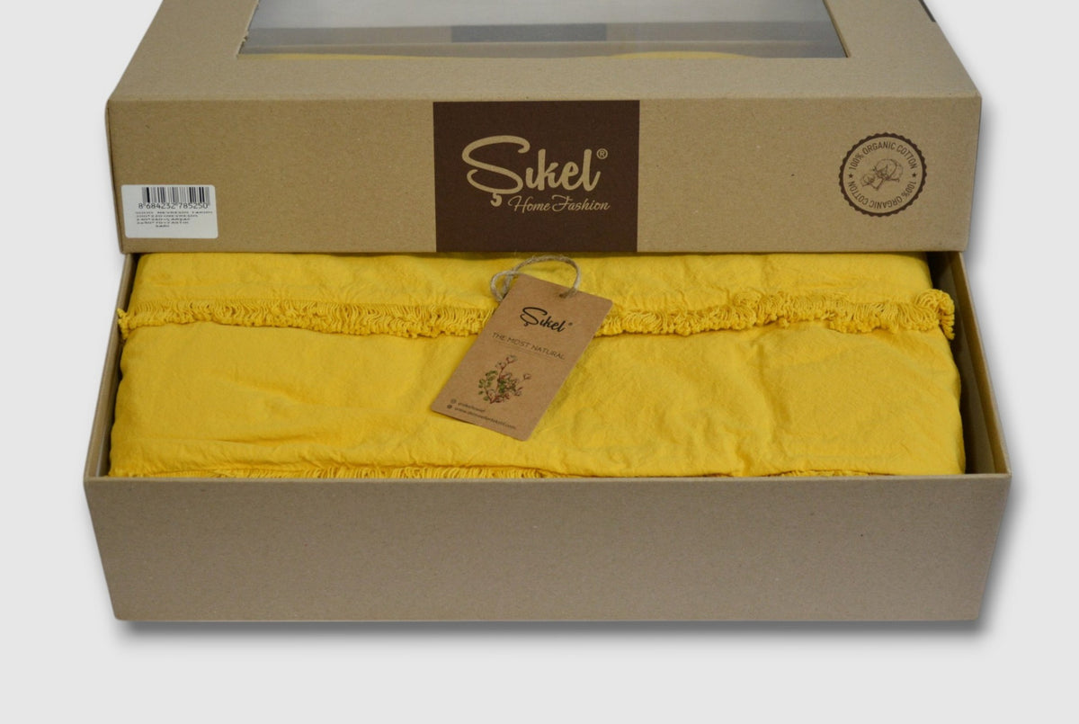 Постільна білизна Sikel Stonewashed Ranforse Soho Firfirli 200 х 220 см Sari