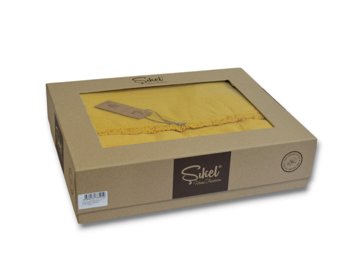 Постільна білизна Sikel Stonewashed Ranforse Soho Firfirli 200 х 220 см Sari