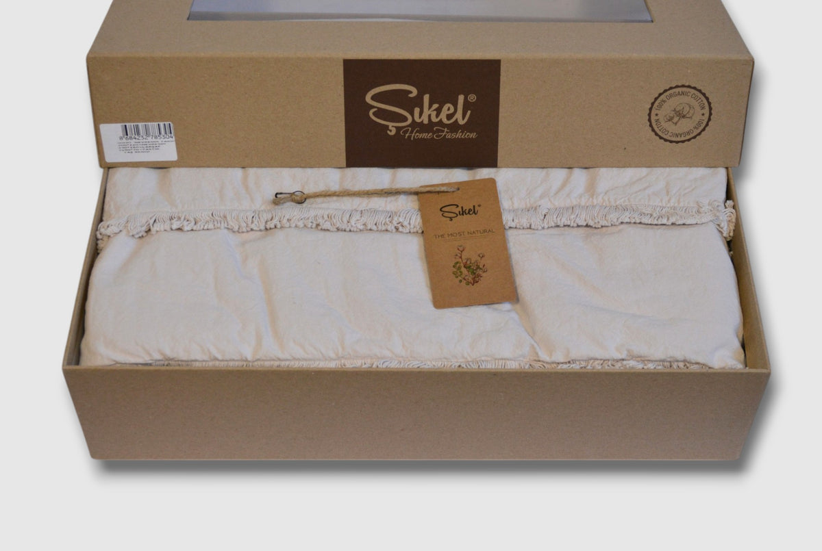 Постільна білизна Sikel Stonewashed Ranforse Soho Firfirli 200 х 220 см Tas