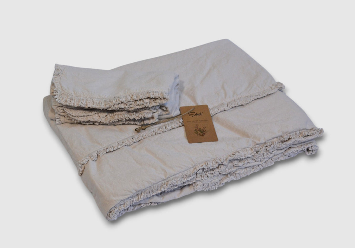 Постільна білизна Sikel Stonewashed Ranforse Soho Firfirli 200 х 220 см Tas