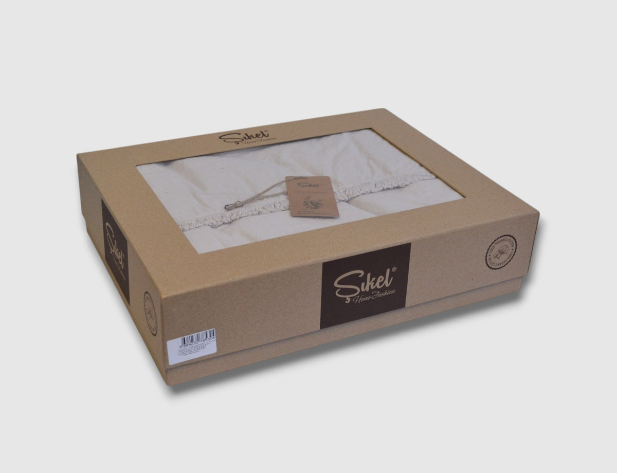 Постільна білизна Sikel Stonewashed Ranforse Soho Firfirli 200 х 220 см Tas