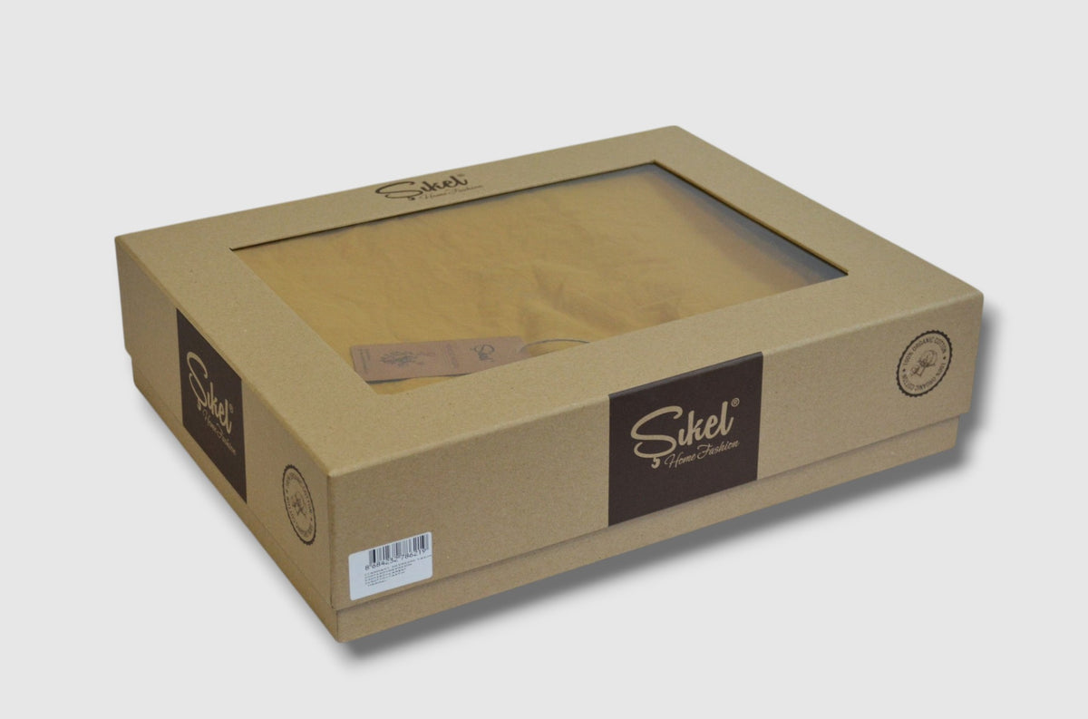 Постільна білизна Sikel Stonewashed Soho 200 х 220 см Hardal