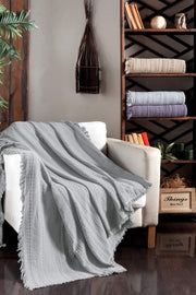 Вафельне простирадло First Choice Sole 220x240 см. Gri