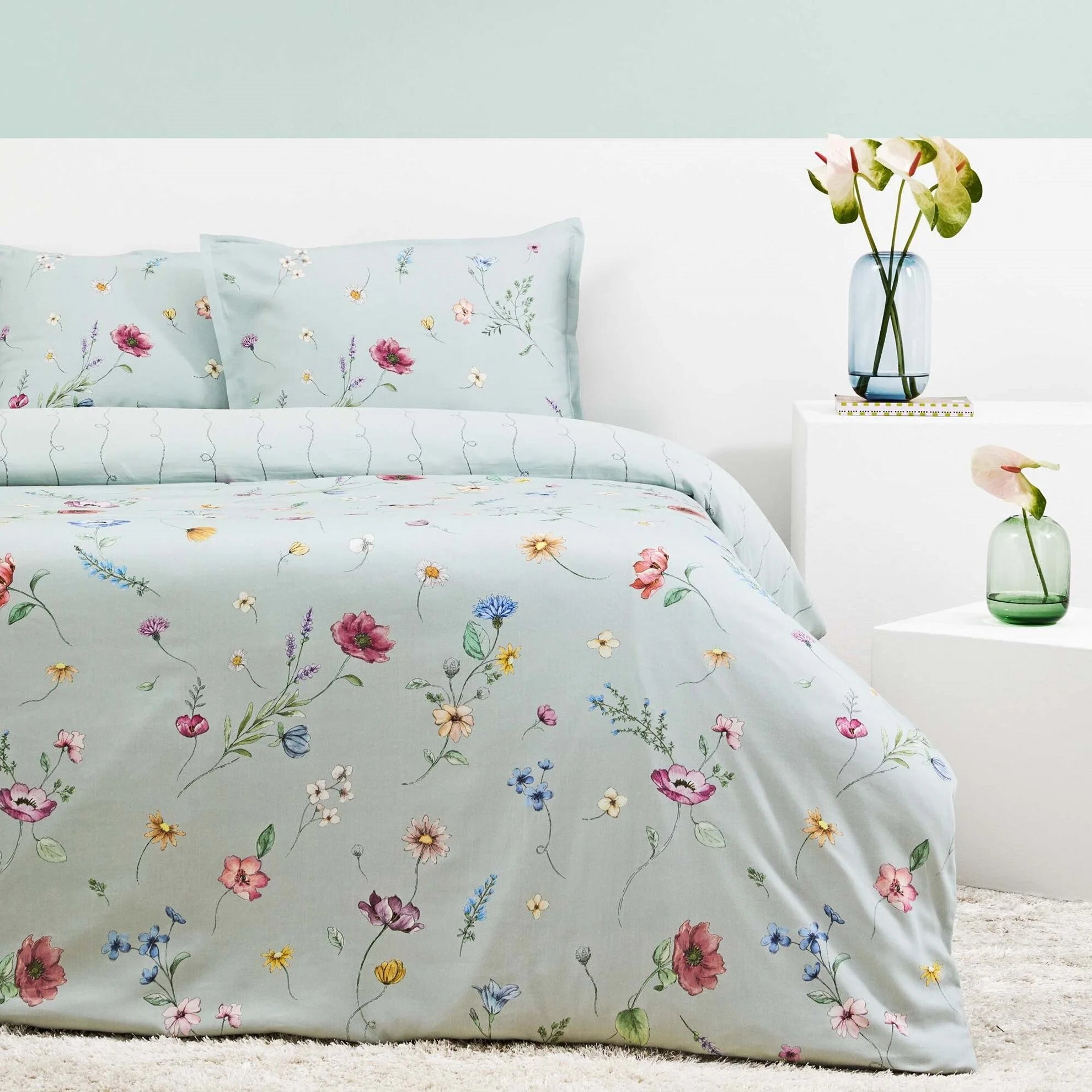 Постільна білизна TAC Reborn Organik Satin200×220 см Solene