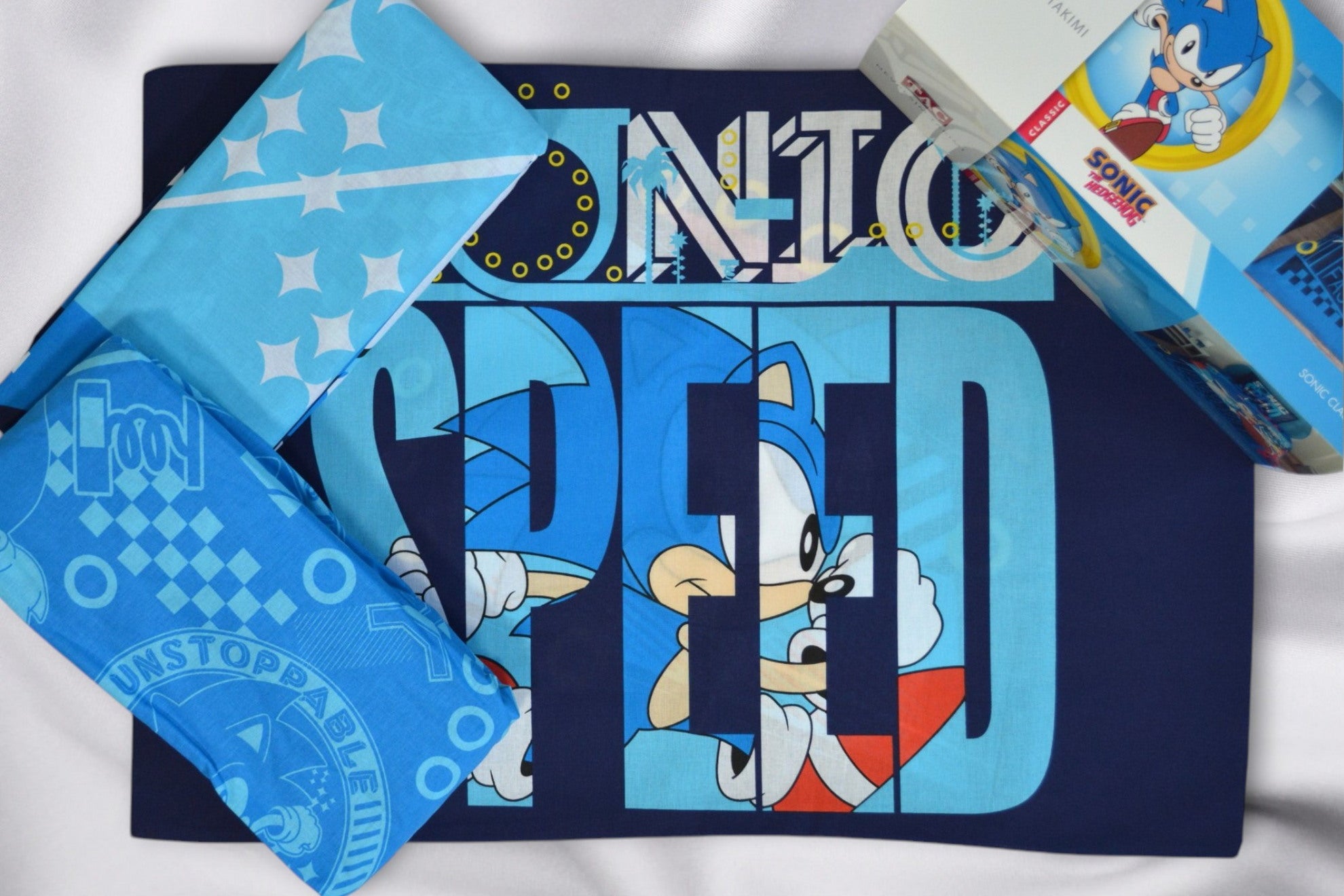 Постільна білизна TAC Disney 160×220 см Sonic Classic