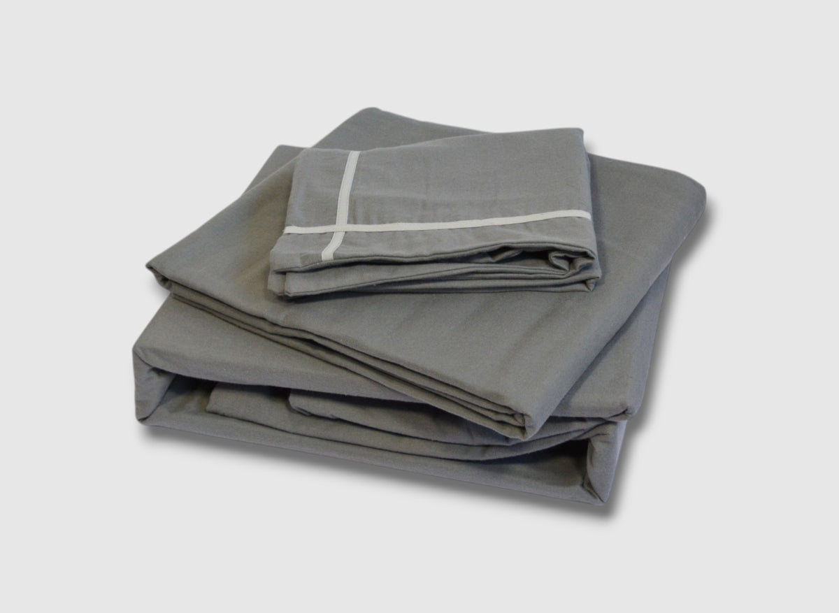 Комплект постільної білизни First Choice Flanel 160x220 см Soprano Antracite