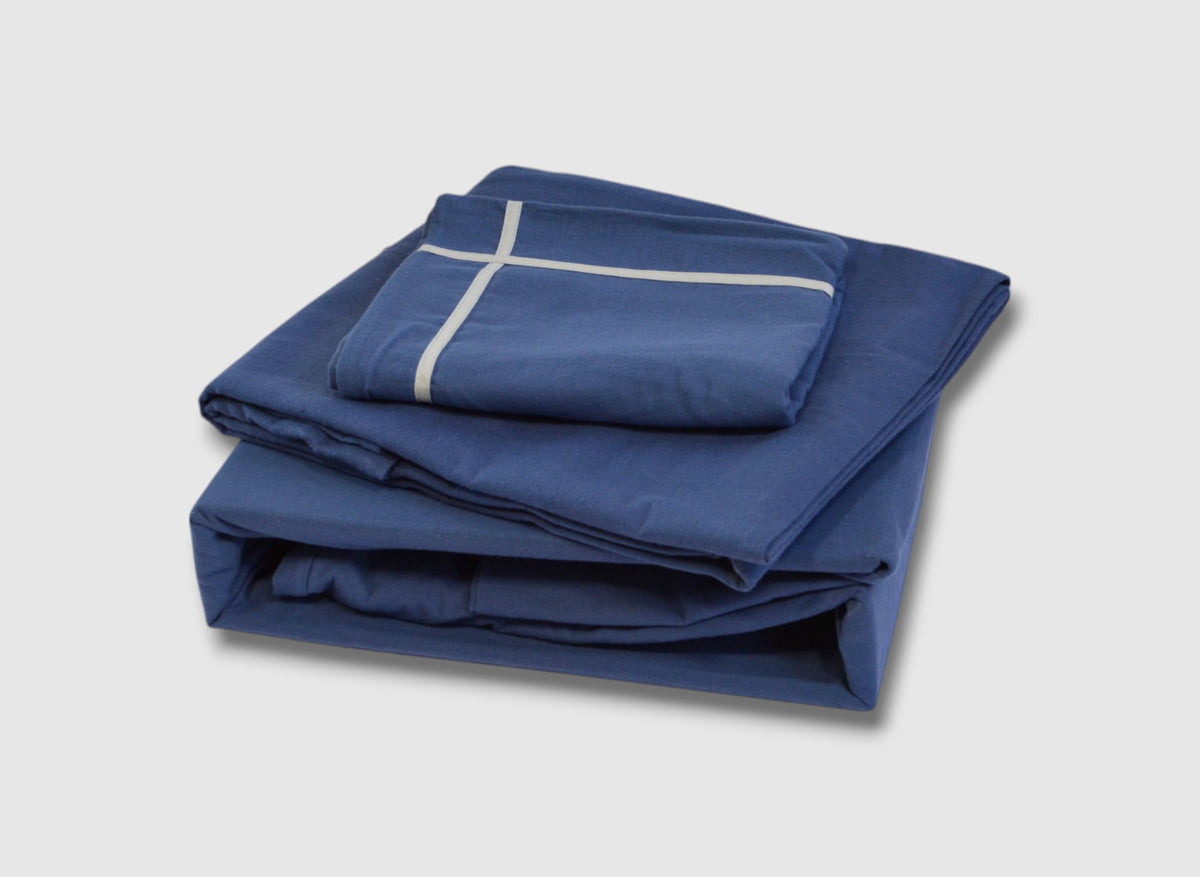 Комплект постільної білизни First Choice Flanel 160x220 см Soprano Denim