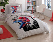Постільна білизна TAC Disney 160x220 см Spiderman Cloudy