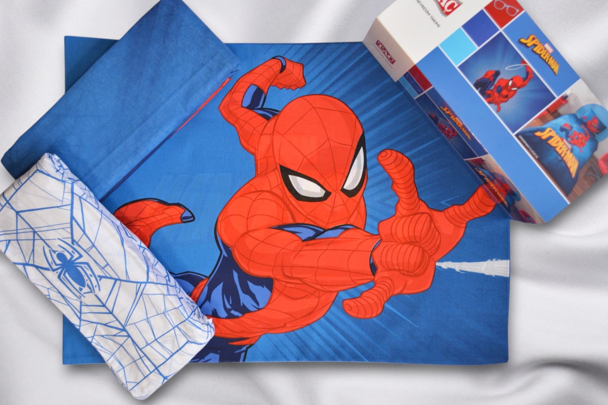 Постільна білизна TAC Disney 160×220 см Spiderman Classical