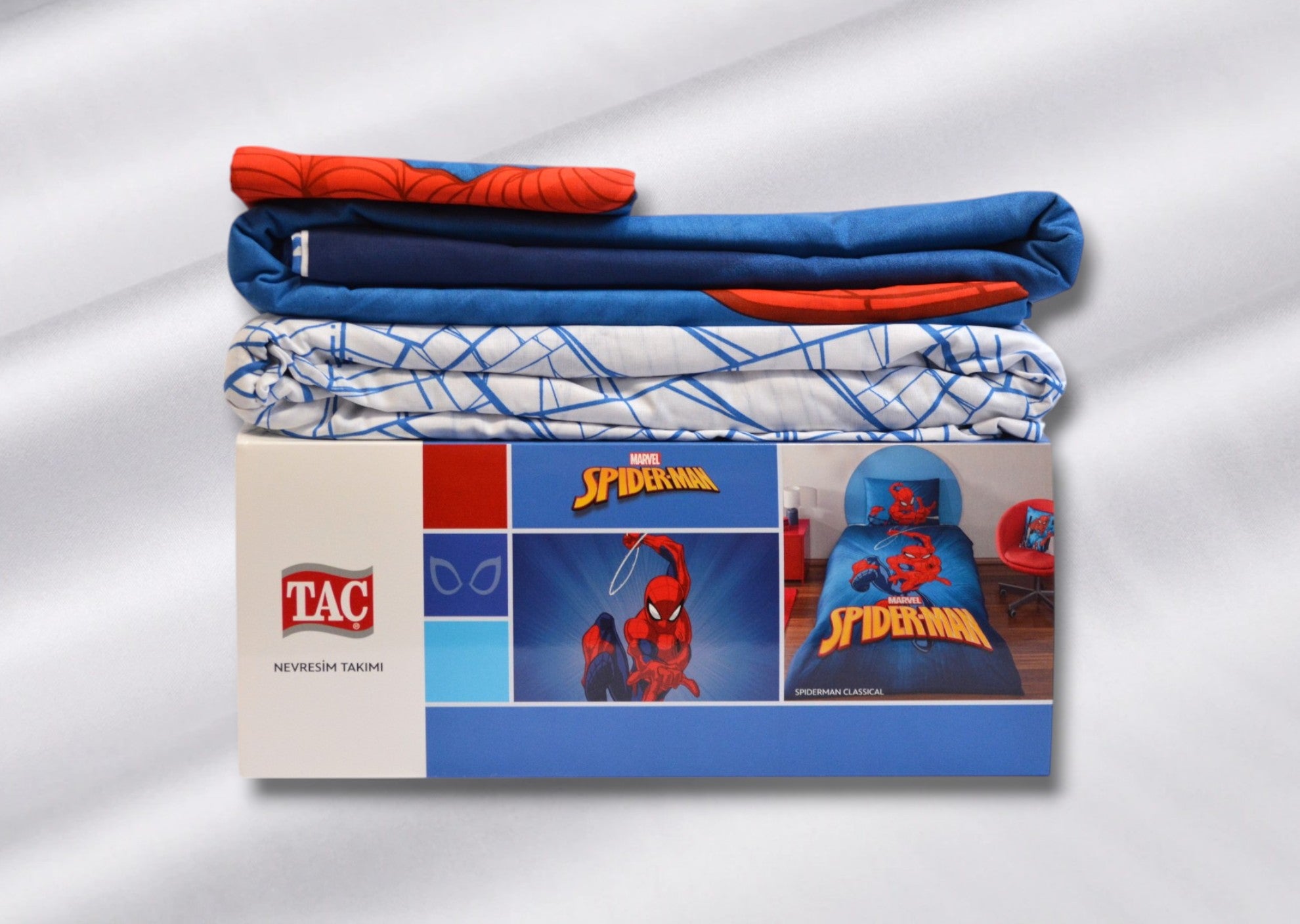 Постільна білизна TAC Disney 160×220 см Spiderman Classical
