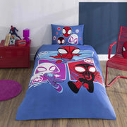 Постільна білизна TAC Disney 160×220 см Spidey Adventure