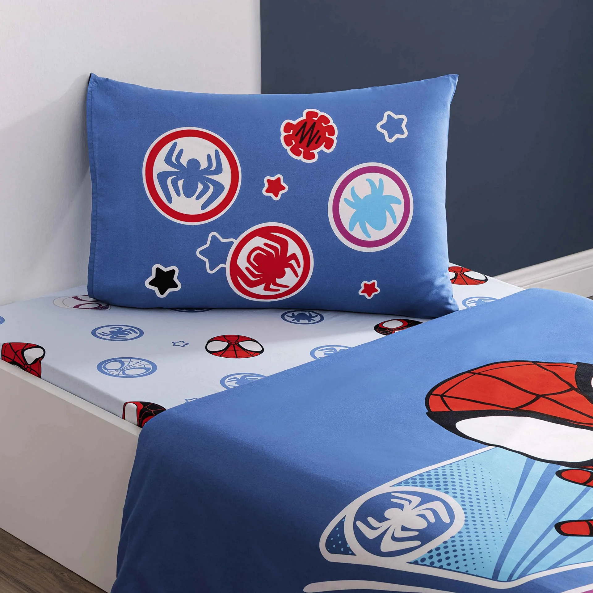 Постільна білизна TAC Disney 160×220 см Spidey Adventure