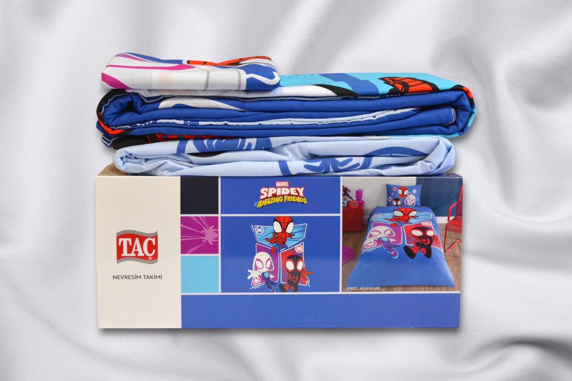 Постільна білизна TAC Disney 160×220 см Spidey Adventure