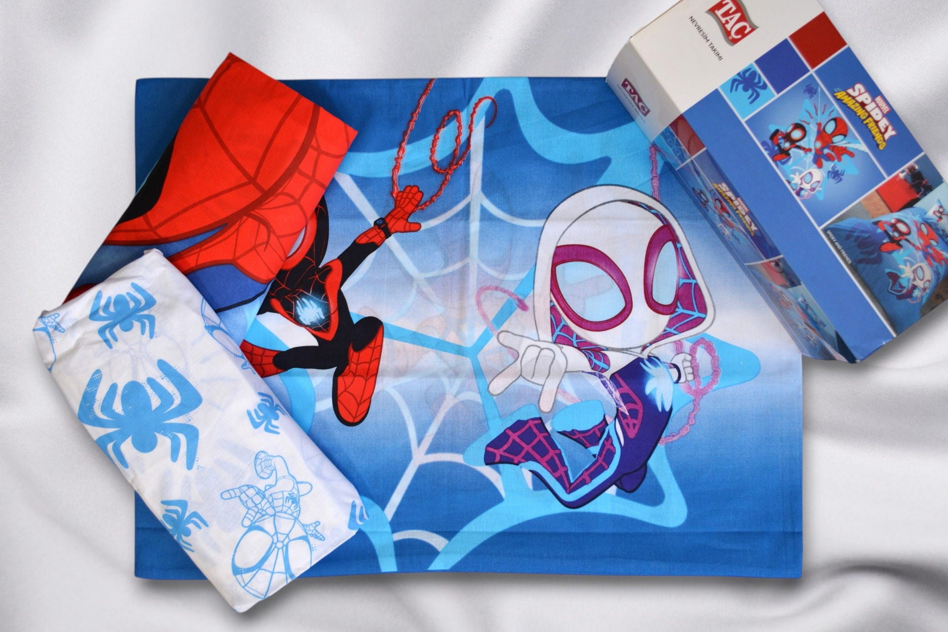 Постільна білизна TAC Disney 160×220 см Spidey And Friends