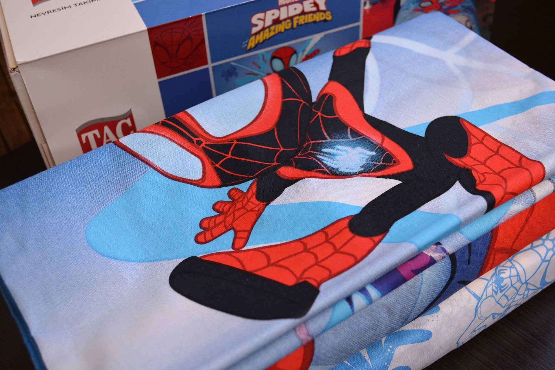 Постільна білизна TAC Disney 160×220 см Spidey And Friends