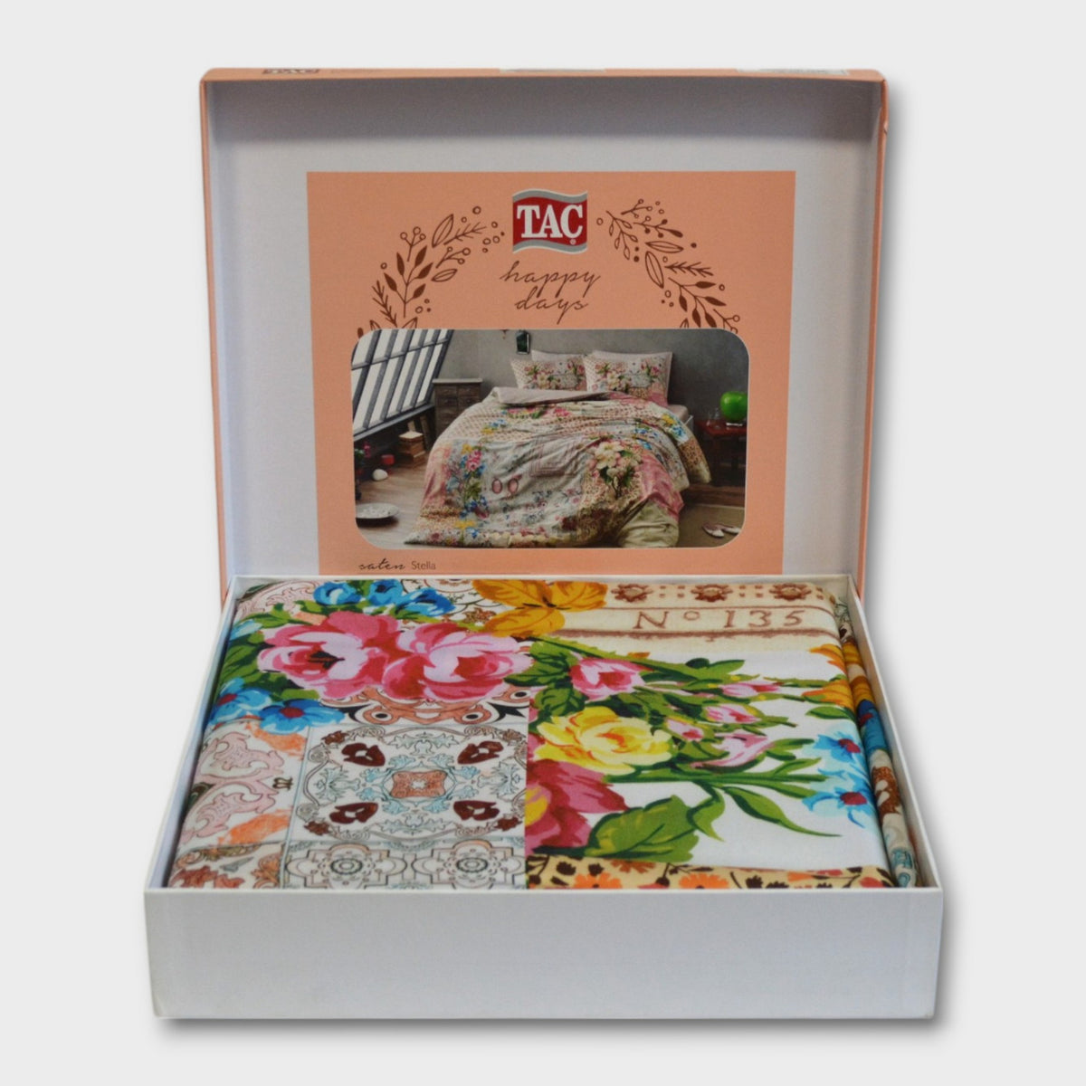 Постільна білизна TAC Satin 200x220 см Stella