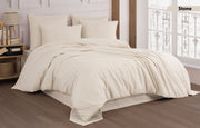 Постільна білизна Cotton Shine Stripe Satin 200х220 Stone