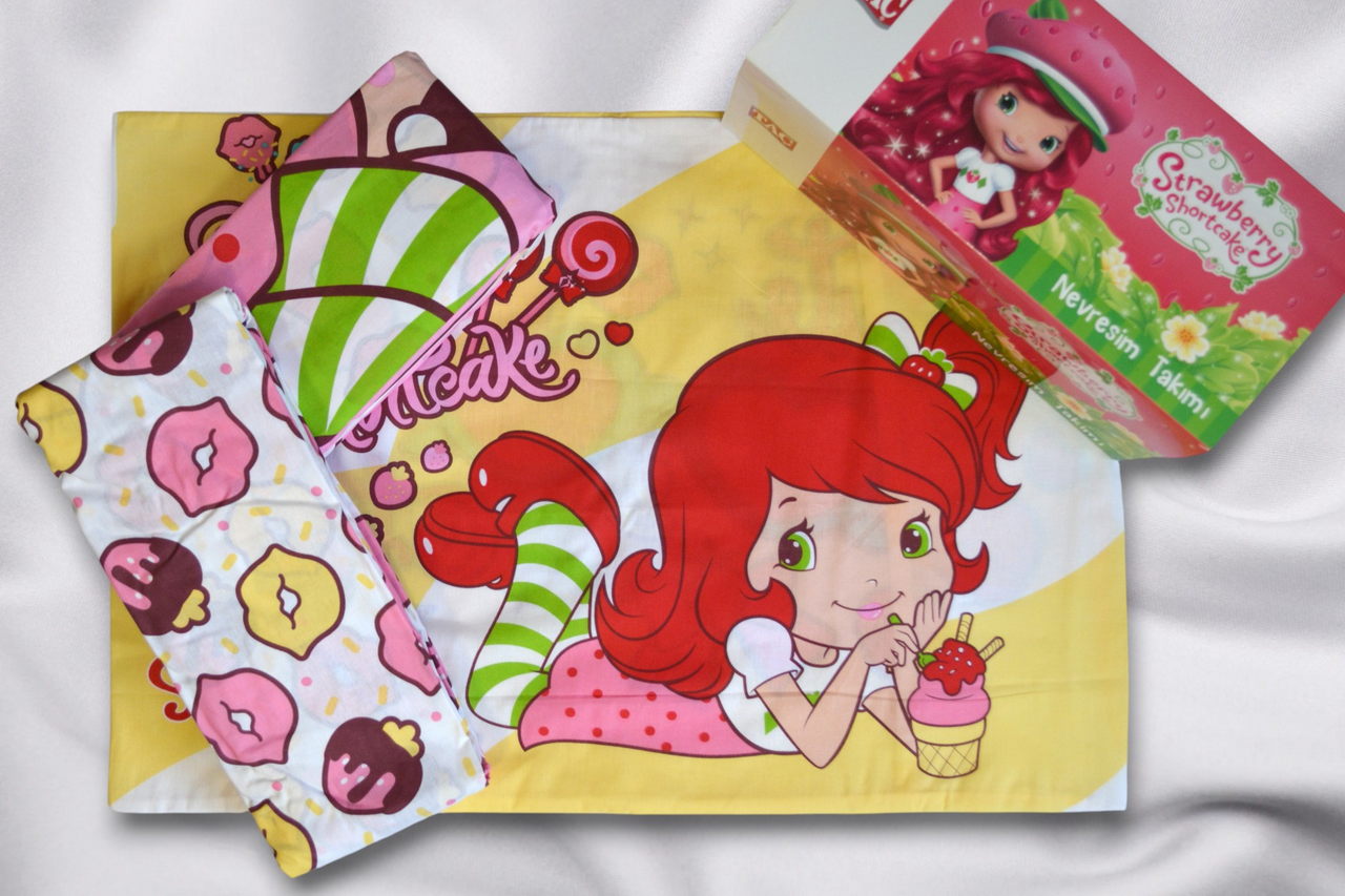 Постільна білизна TAC Disney 160×220 см Strawberry Shortcake Cute
