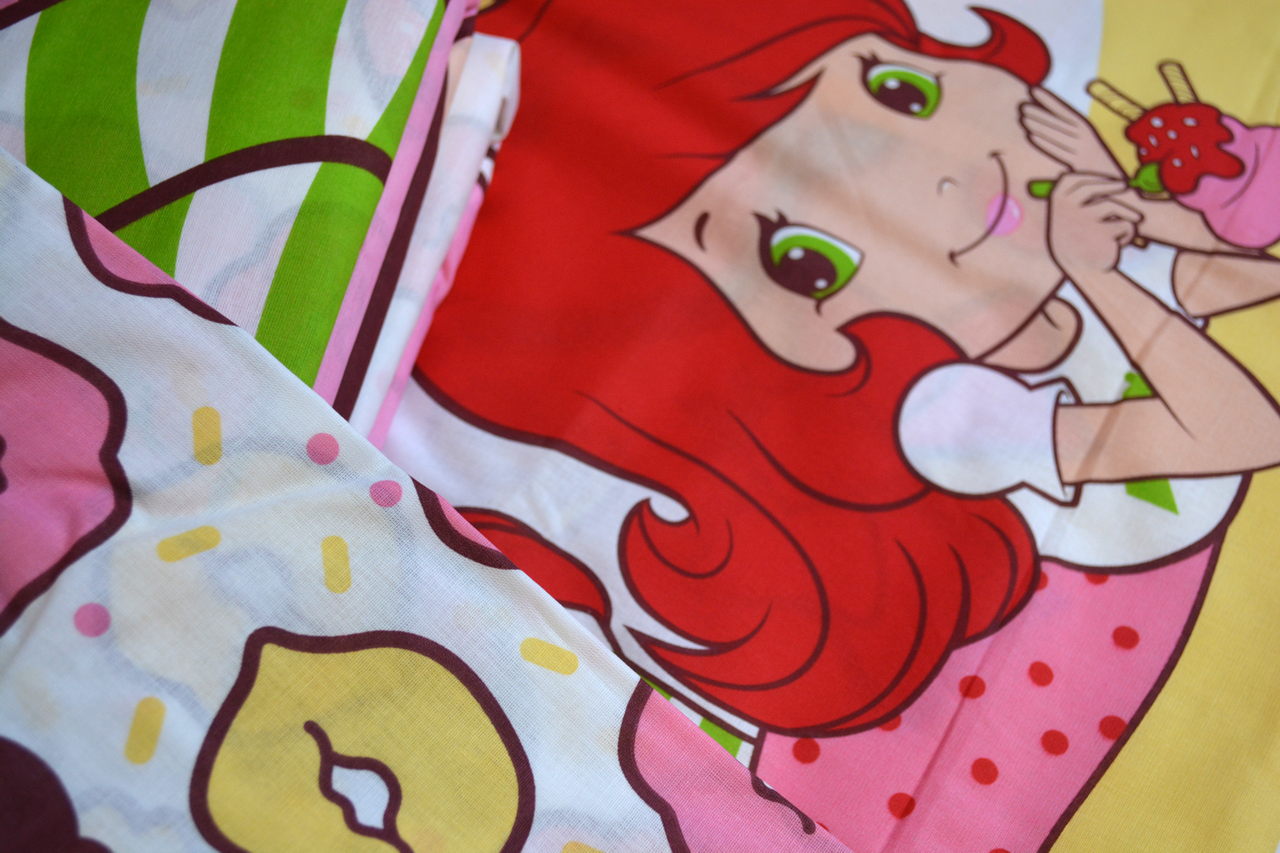 Постільна білизна TAC Disney 160×220 см Strawberry Shortcake Cute