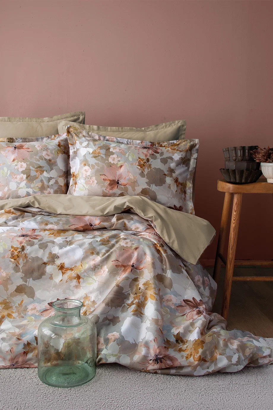 Комплект постільної білизни Issimo Digital Satin 200х220 см Swan