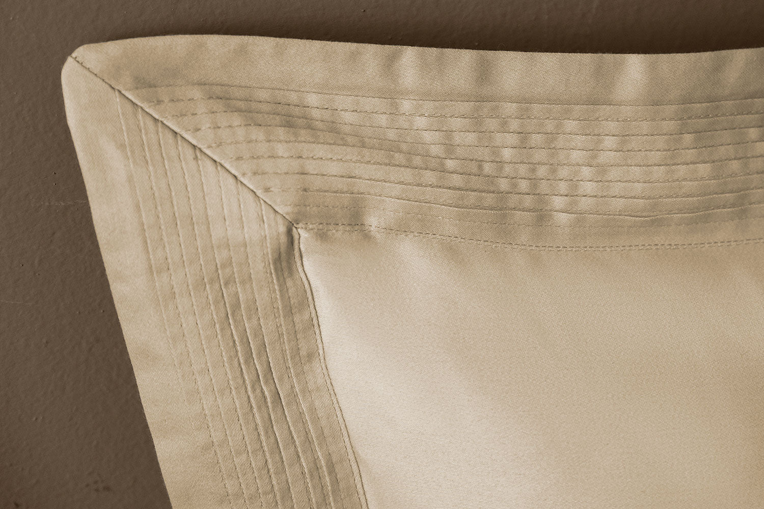 Комплект постільної білизни Issimo Toned Craft Satin 300 TC 200х220 см Talisker Beige