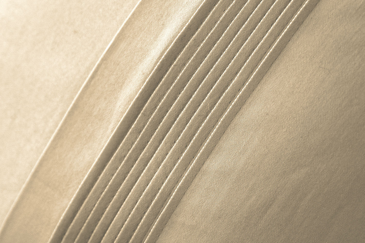 Комплект постільної білизни Issimo Toned Craft Satin 300 TC 200х220 см Talisker Beige