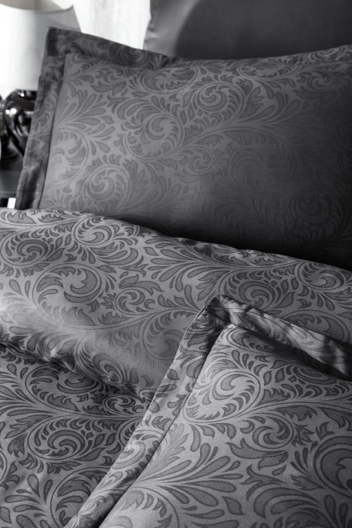 Постільна білизна First Choice Jacquard Satin DARK 200 х 220 см Tecna Anthracite