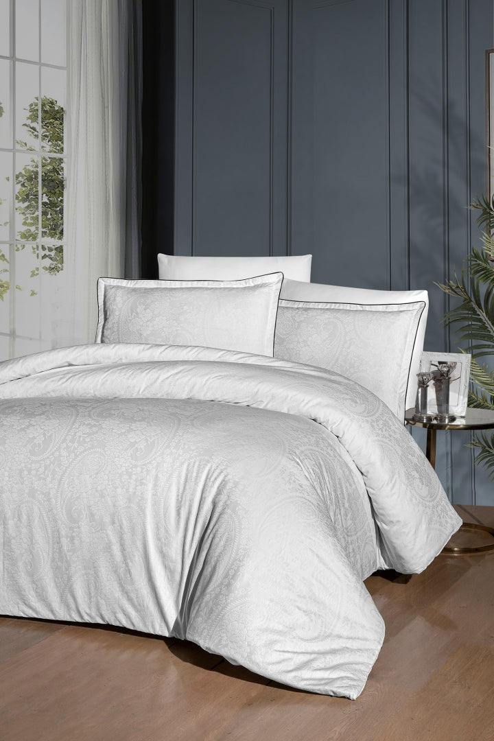 Постільна білизна La Romano Premium Satin 200×220 см Tracy White