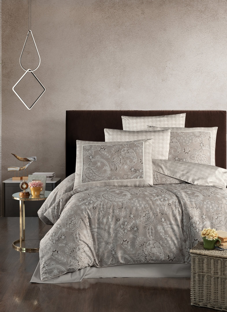 Постільна білизна La Romano Premium Satin 200×220 см Theron Rock