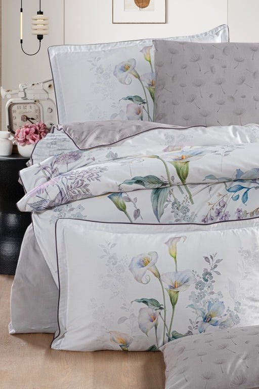 Постільна білизна La Romano Premium Satin 200×220 см Tunar Grey