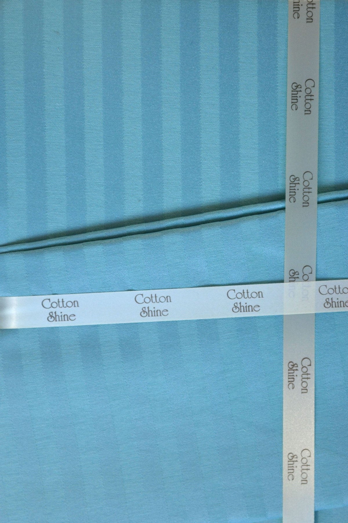 Постільна білизна Cotton Shine Stripe Satin 200х220 Turkuaz