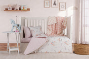 Постільна білизна Saheser Baby Pique Set 110 х 120 см. Unicorn Pudra