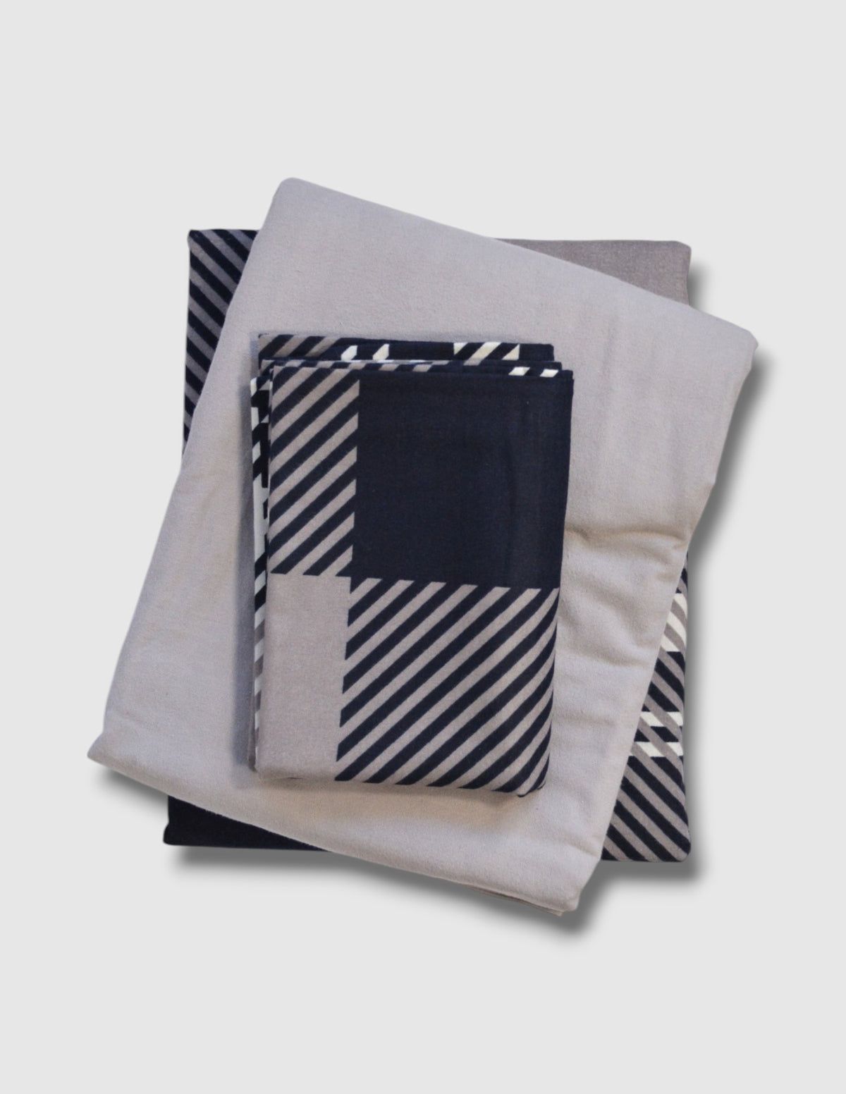 Комплект постільної білизни First Choice Flanel 160x220 см Veldor Navy Blue