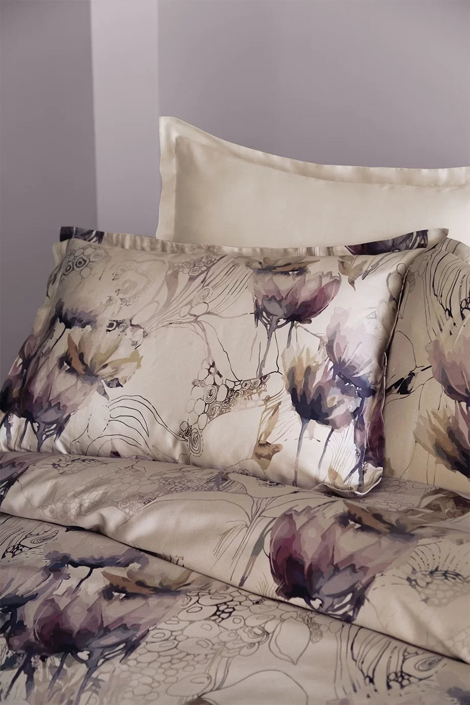 Комплект постільної білизни Issimo Digital Satin 200х220 см Viola