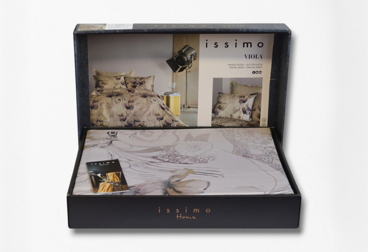 Комплект постільної білизни Issimo Digital Satin 160х220 см сімейний Viola