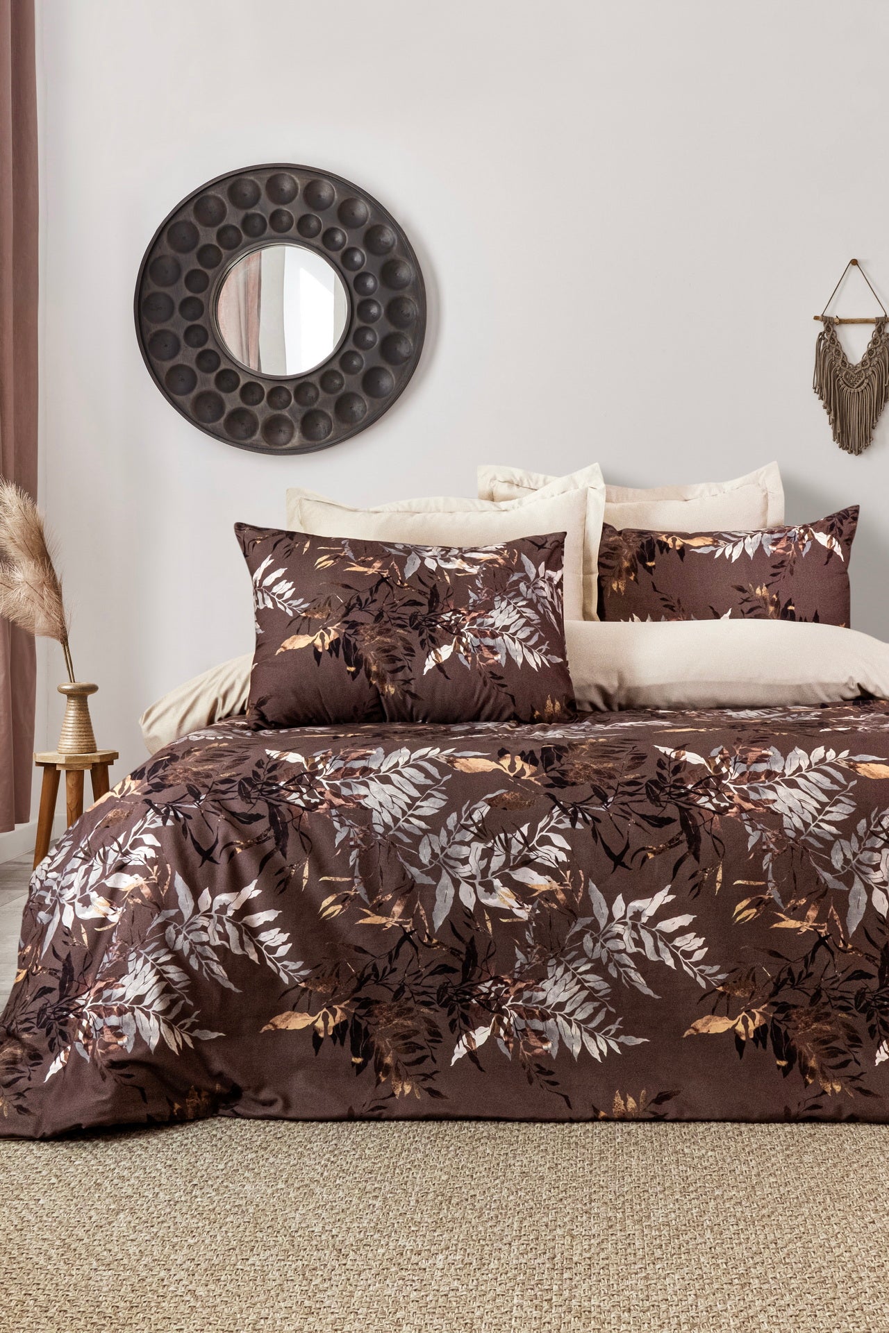 Комплект постільної білизни Saheser Digital Satin 300 TC 200х220 см Walton