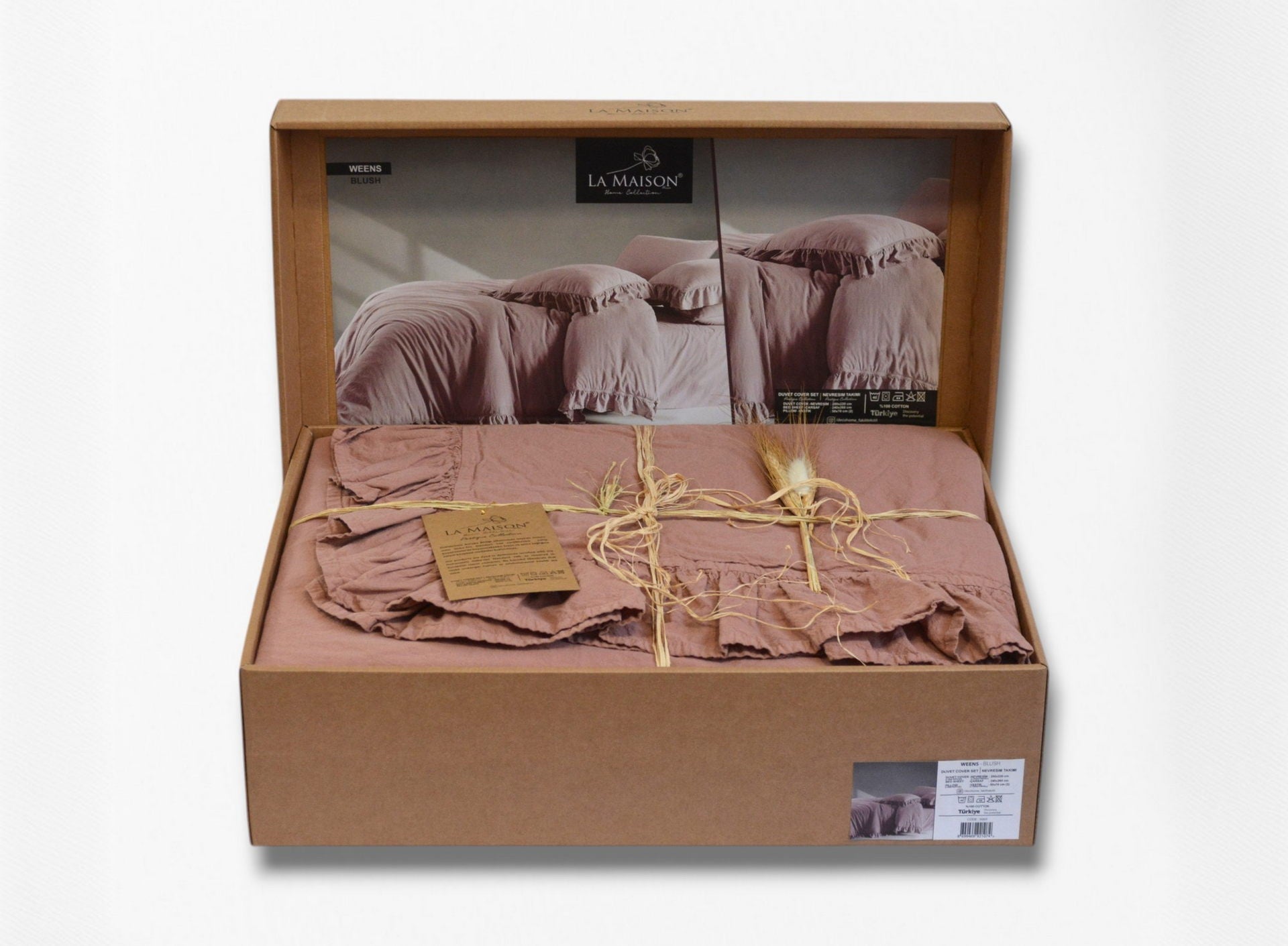 Постільна білизна La Maison Stonewashed 200 х 220 см  Weens Blush