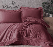 Постільна білизна La Maison Stonewashed 200 х 220 см  Weens Cherry