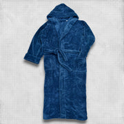 Флісовий чоловічий халат Kayra X2, синій 2XL