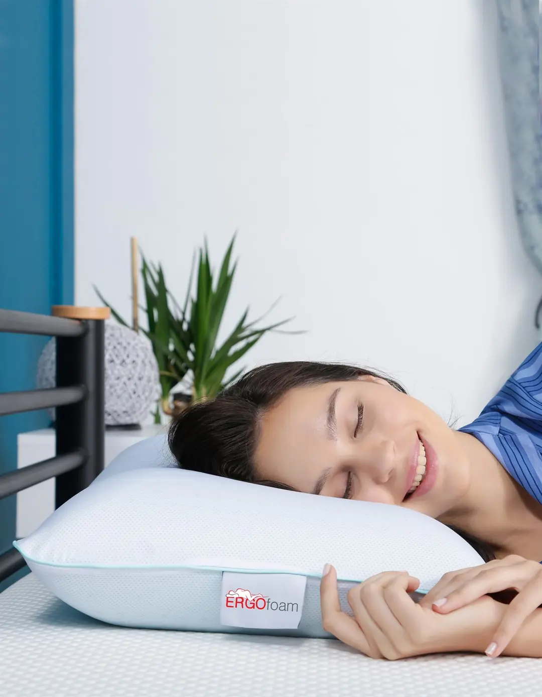 Подушка ортопедична Ergo Foam 60x40x16 см. Visko Aroma Therapy Peppermint