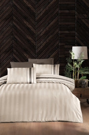 Постільна білизна First Choice Deluxe Satin 160 х 220 см сімейний Artwel Champagne