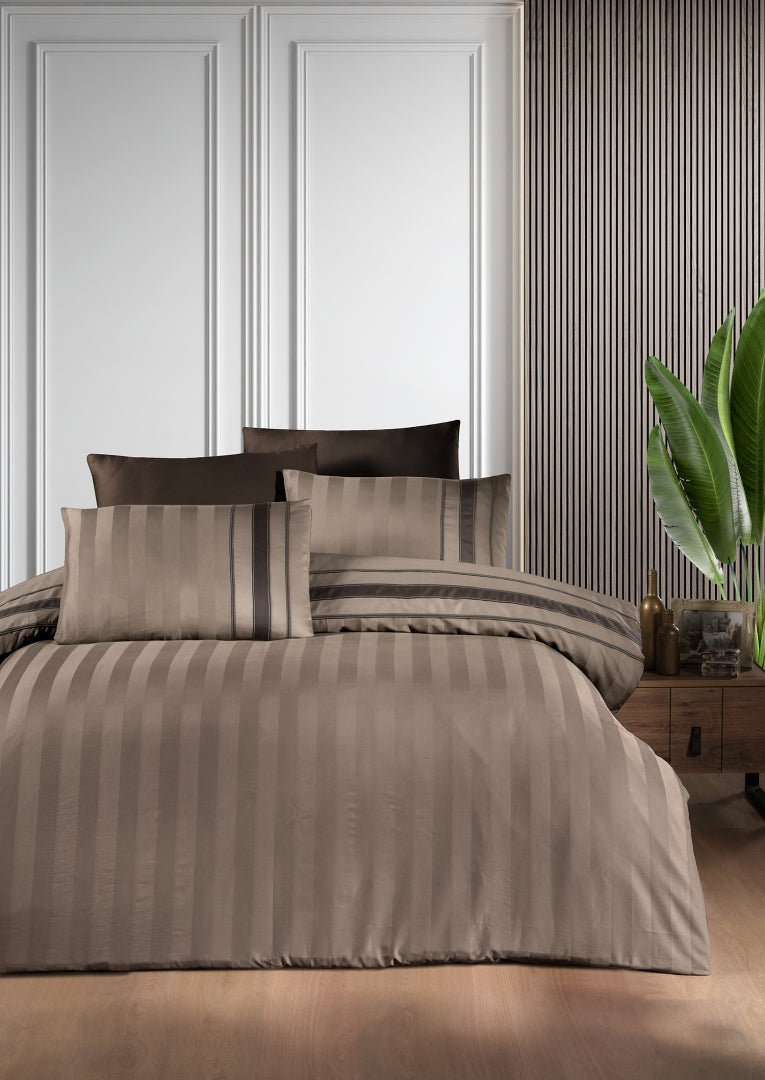 Постільна білизна First Choice Deluxe Satin 200 х 220 см Artwel Mink