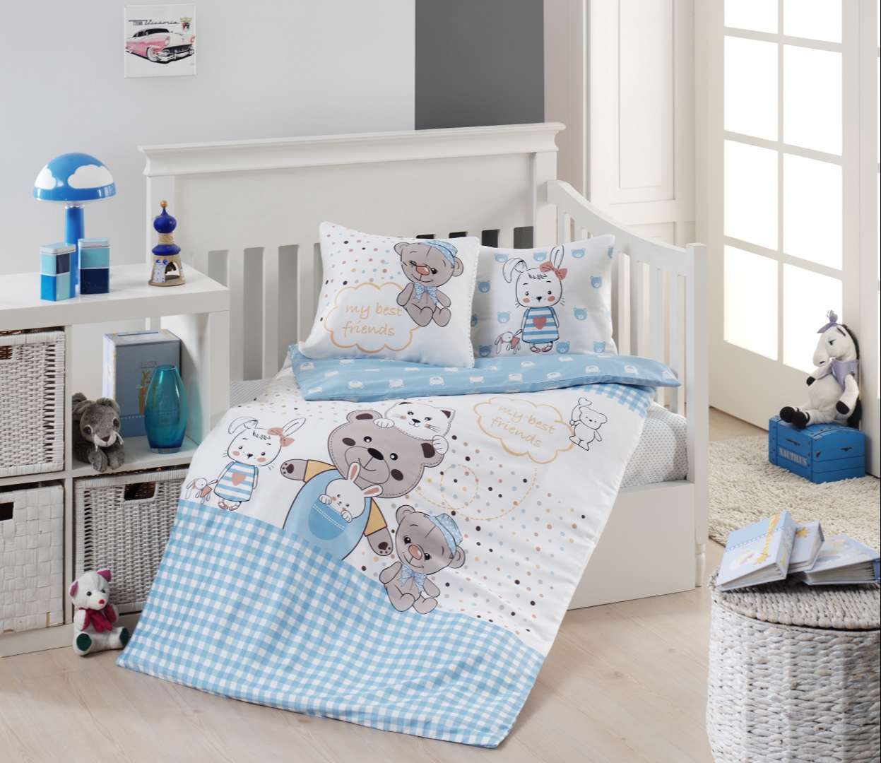 Постільна білизна для новонароджених First Choice Baby 100х150 см. Teddy Bear